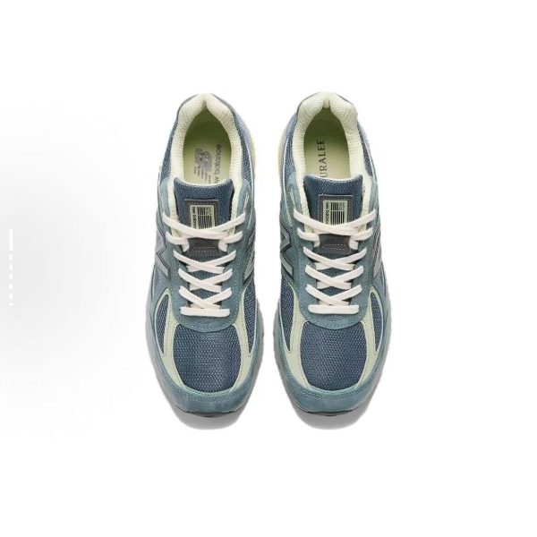 Auralee X New Balance 990v4 MIU — Легендарная модель из США — изображение 2